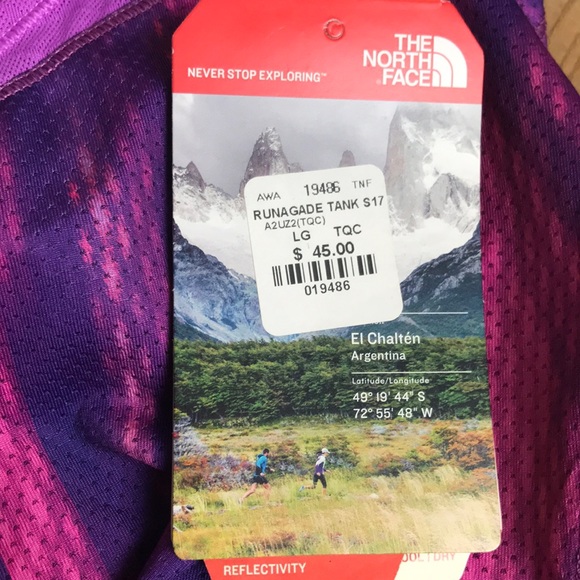 The North Face Runagade Tank Top NWT - Picture 5 of 9